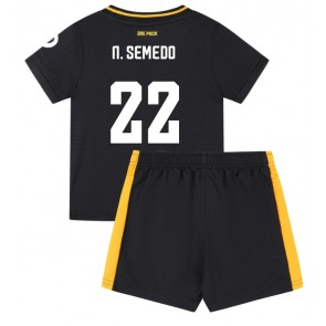 Wolves Nelson Semedo #22 Dětské Venkovní dres komplet 2024-25 Krátký Rukáv (+ trenýrky)